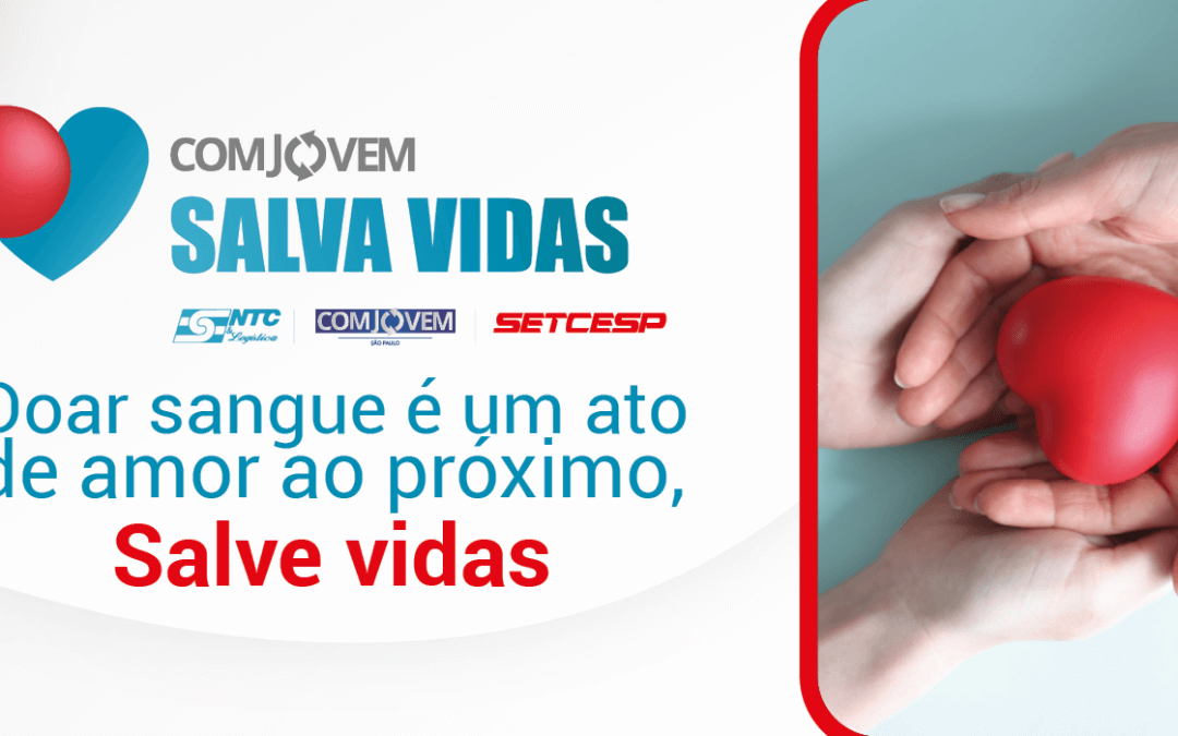 COMJOVEM SP lança campanha para incentivar a doação de sangue