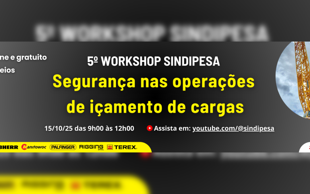 Segurança nas operações de içamento de cargas