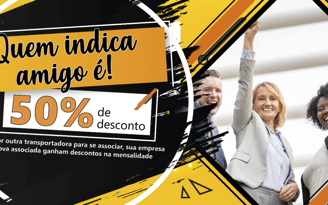 Que tal ganhar 50% de desconto na sua próxima mensalidade?