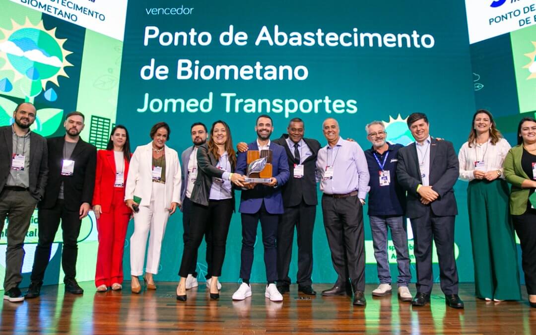 Jomed é premiada pela criação de um ponto de abastecimento de Biometano