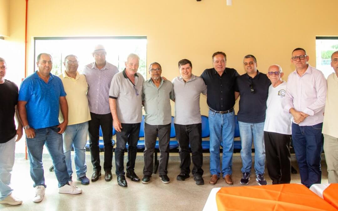 Presidente do SETCESP visita a sede de campo do Sindicargas de Guarulhos