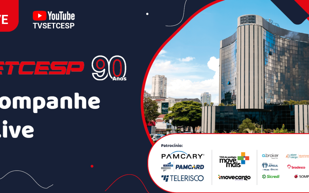 Acompanhe ao vivo ao a celebração de 90 anos do SETCESP