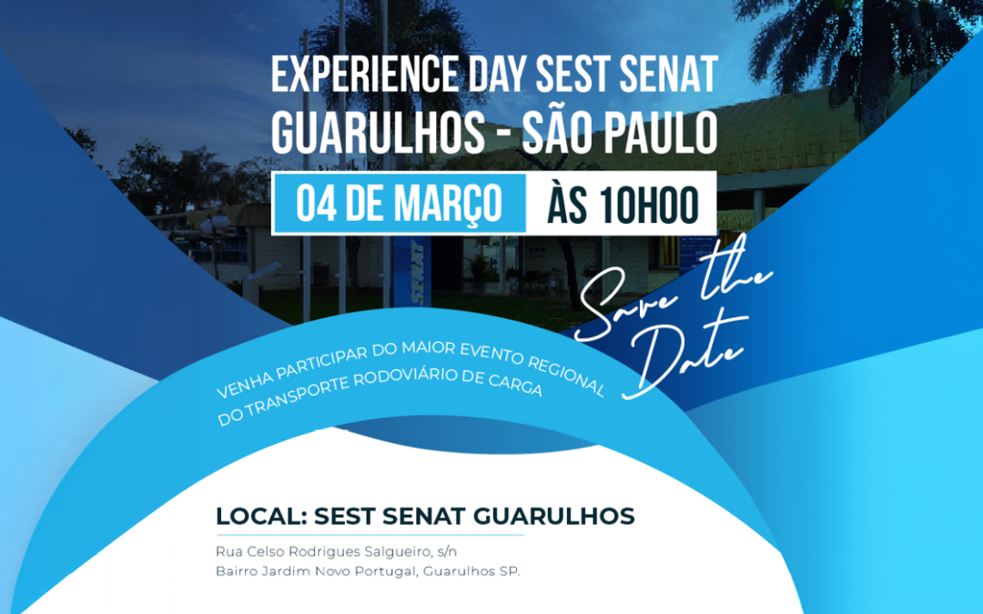 Participe do Experience Day SEST SENAT Guarulhos