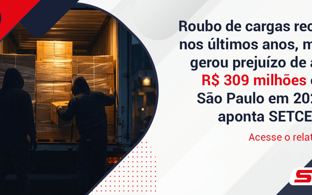 Roubo de cargas recua nos últimos anos, mas gerou prejuízo de até R$ 309 milhões em São Paulo em 2025, aponta SETCESP