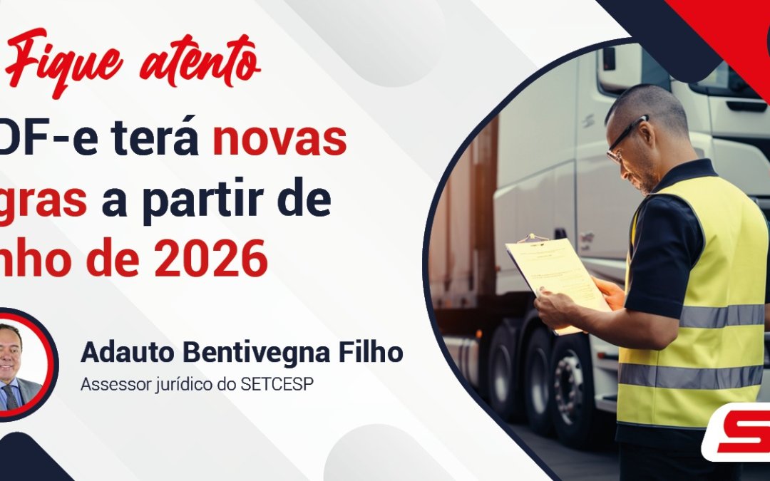 MDF-e terá novas regras a partir de junho de 2026