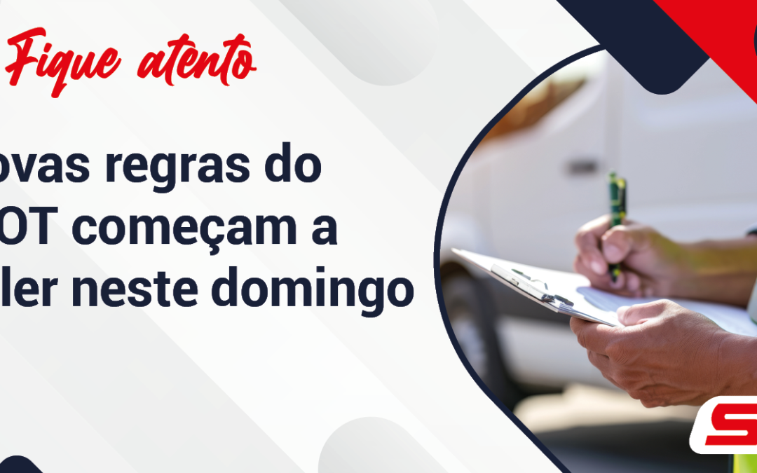Novas regras do CIOT começam a valer neste domingo