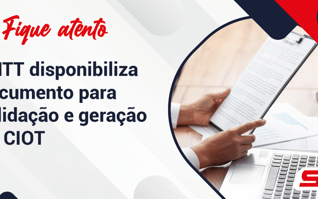 Confira o documento para validação e geração do CIOT