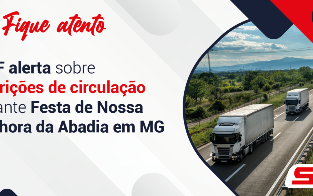 MPF alerta sobre restrições de circulação durante Festa de Nossa Senhora da Abadia em MG