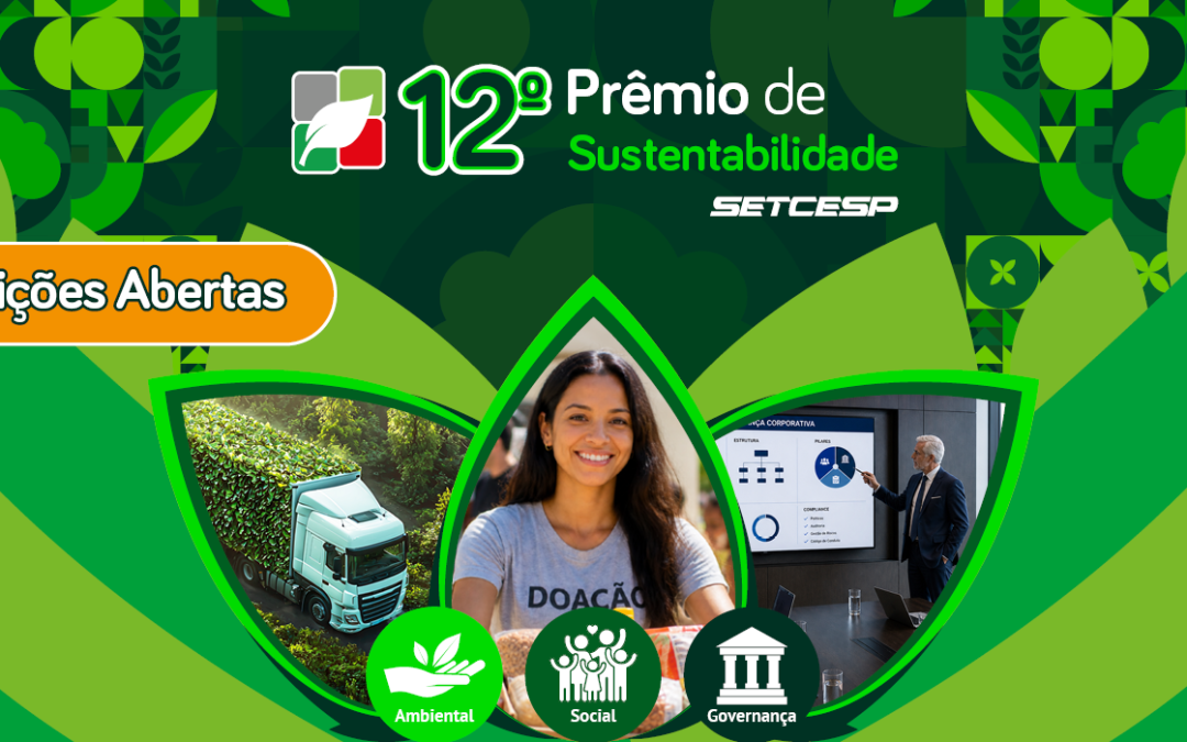 Estão abertas as inscrições para o 12º Prêmio de Sustentabilidade