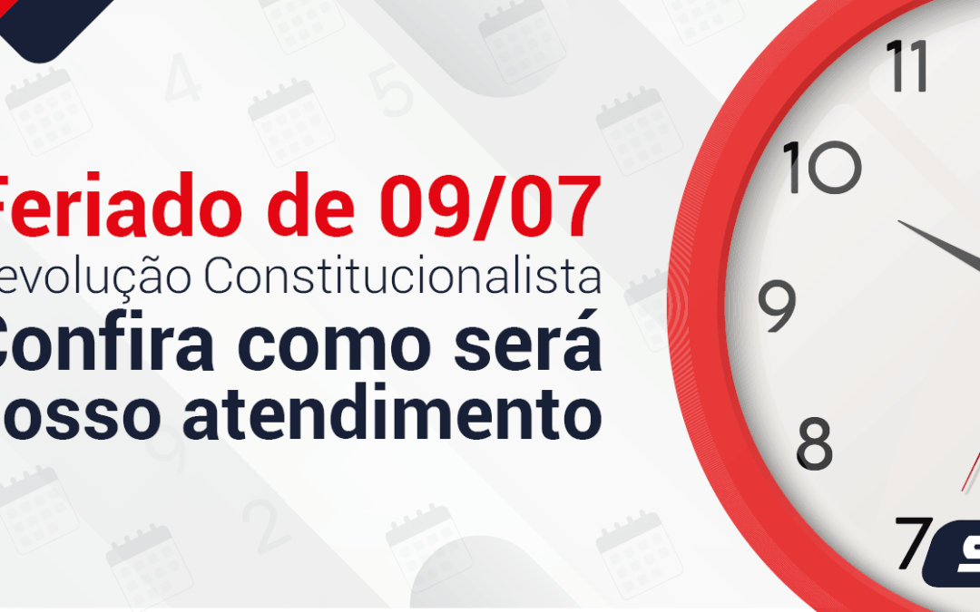 Feriado da Revolução Constitucionalista: confira como fica o atendimento