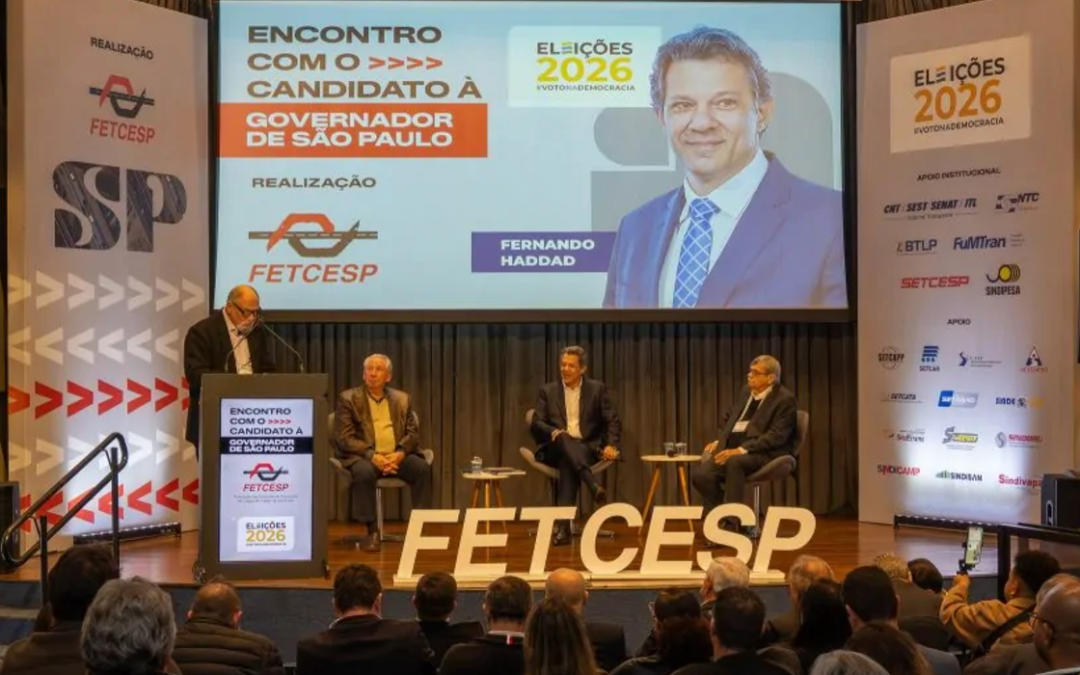 FETCESP se reúne com Fernando Haddad e apresenta propostas do transporte de cargas ao Governo de SP
