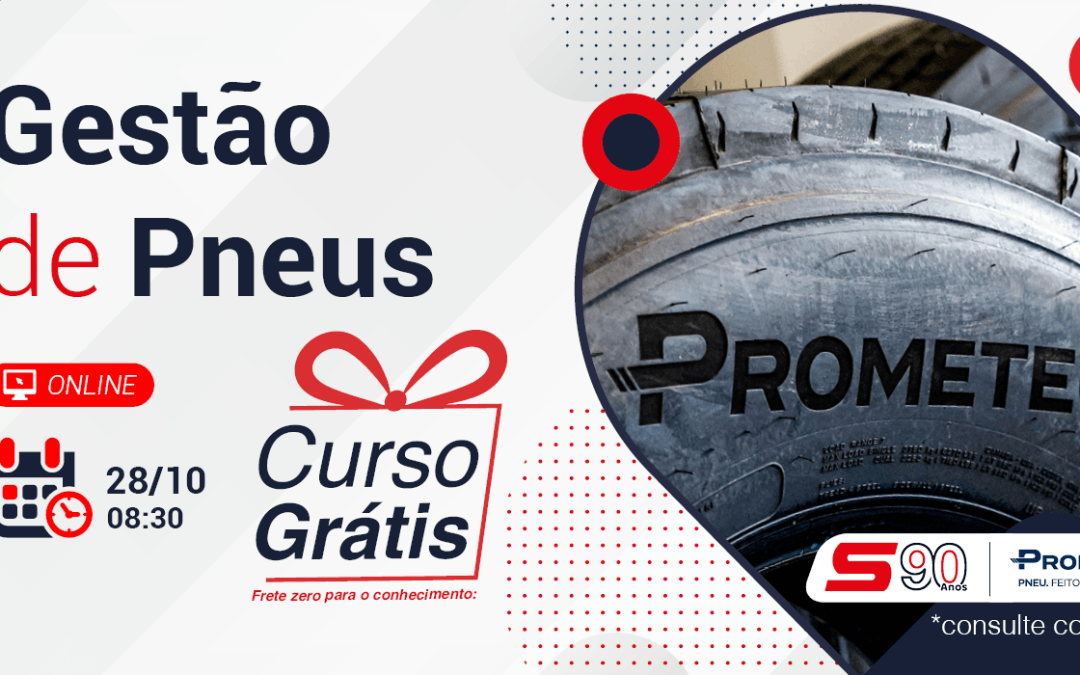 Curso Gestão de Pneus: saiba como reduzir custos e aumentar a vida útil da frota