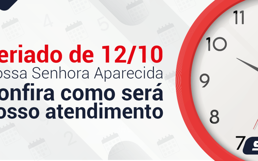 Feriado da Nossa Senhora Aparecida: confira como fica o atendimentotext